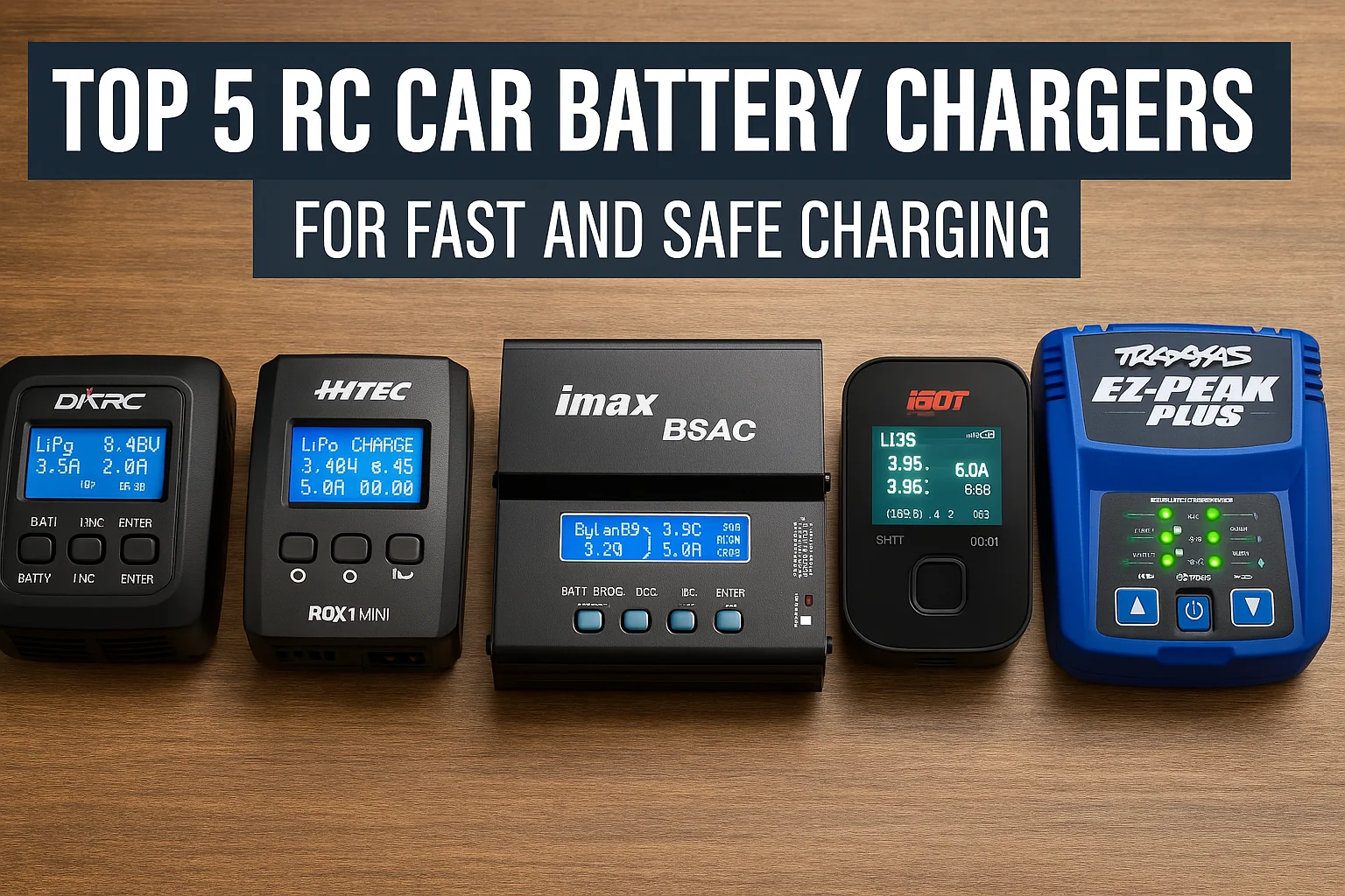Top 5 RC Car Battery Chargers for Fast and Safe Charging