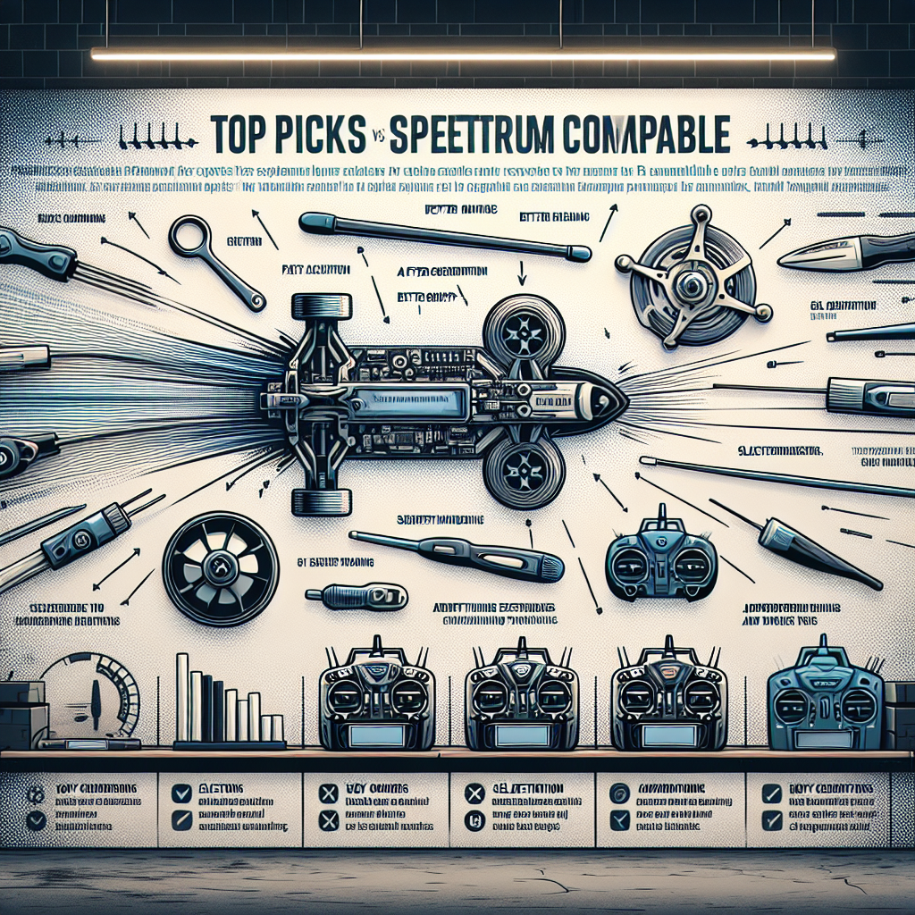 Spektrum compatible receivers comparison top picks: three receivers compared on a table.