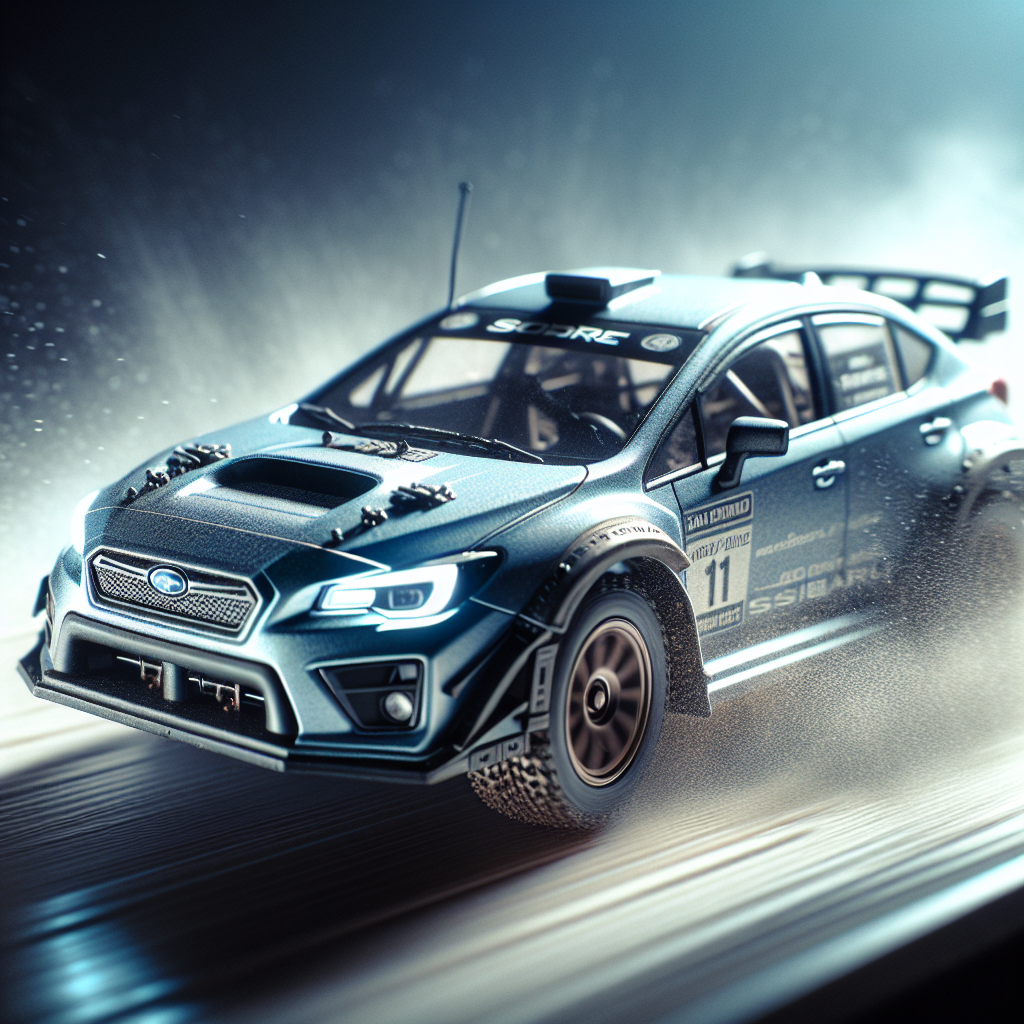 One popular Tamiya 4×4 1/10 Subaru Impreza Rally Kit