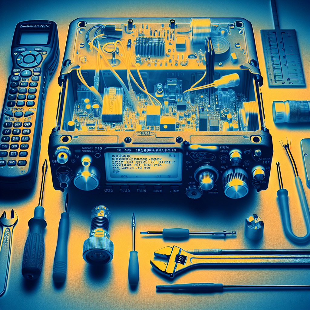 T8L radio power issue troubleshooting steps diagram.