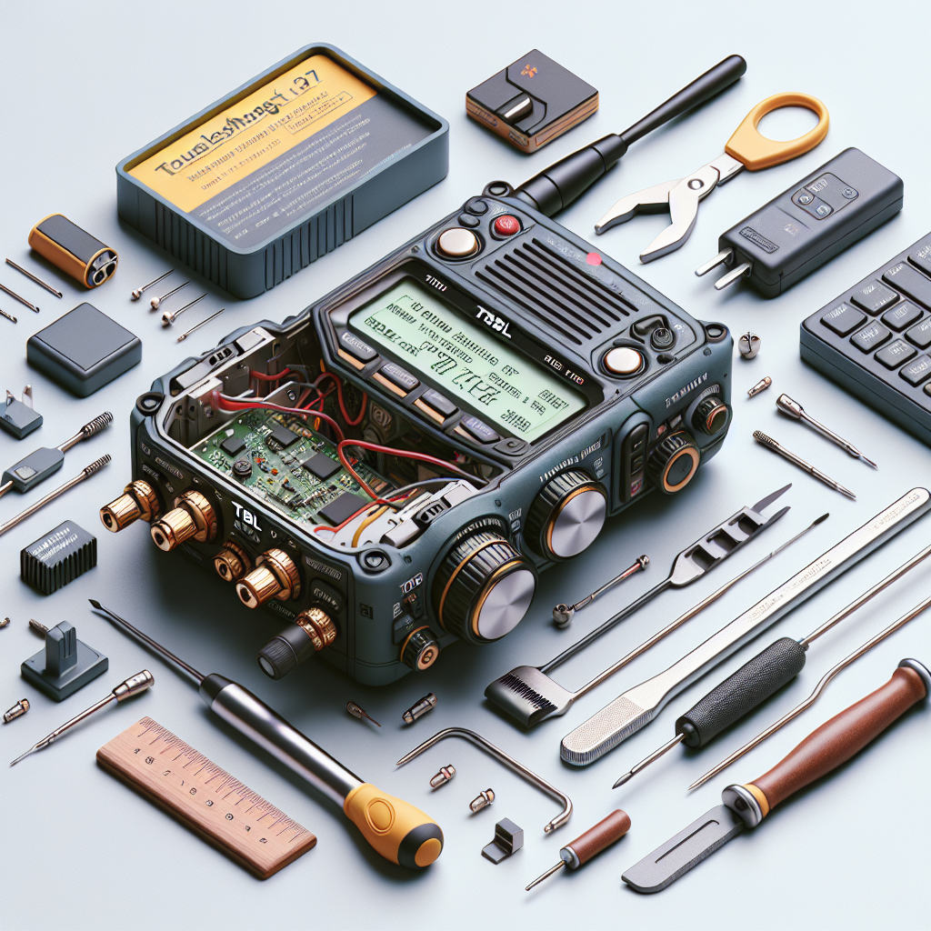 T8L radio power issues troubleshooting diagram illustration.